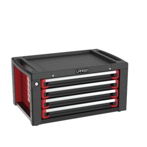 Gabinete superior 4 gavetas color rojo y negro serie HD 28" Urrea