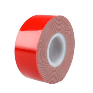 Cinta gris doble cara 25 mm  x 2 m en blíster Surtek