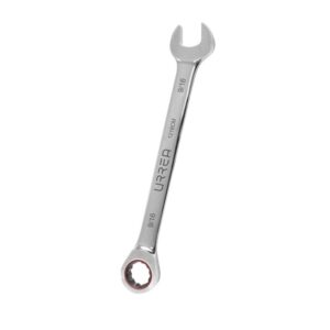 Llave combinada pulido espejo de matraca en pulgadas, 12 puntas, 9/16" Urrea