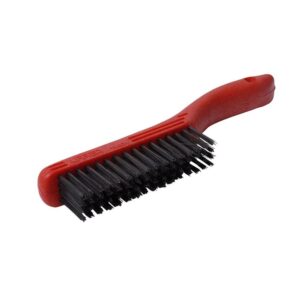 Cepillo de alambre de acero reforzado con 4x16 filas de pinceles con mango Urrea