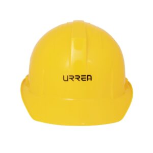 Casco de seguridad con ajuste de 4 puntos, color amarillo Urrea
