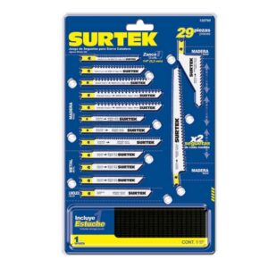 Juego de seguetas para sierra caladora, 29 piezas Surtek