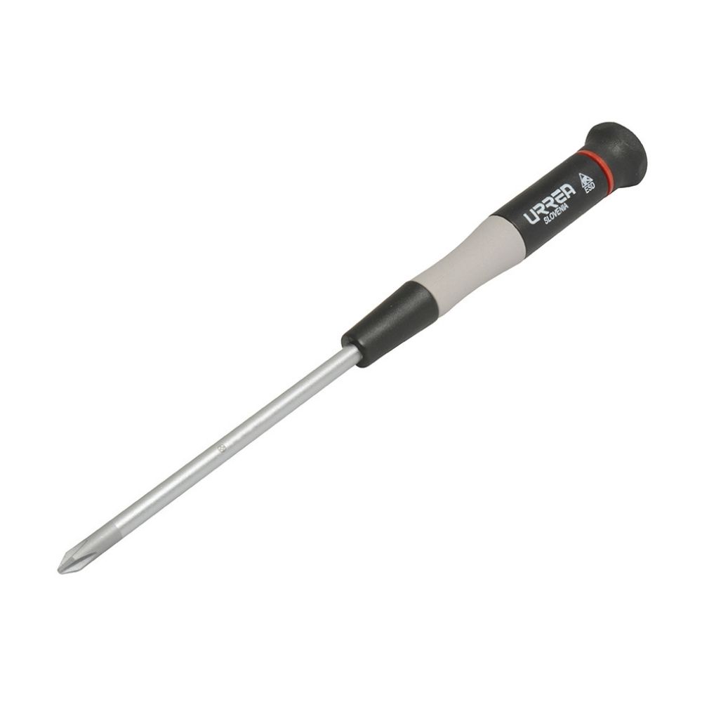 Destornillador de precisión ESD anti-estáticos, punta Phillips #00 x 2-3/8" Urrea