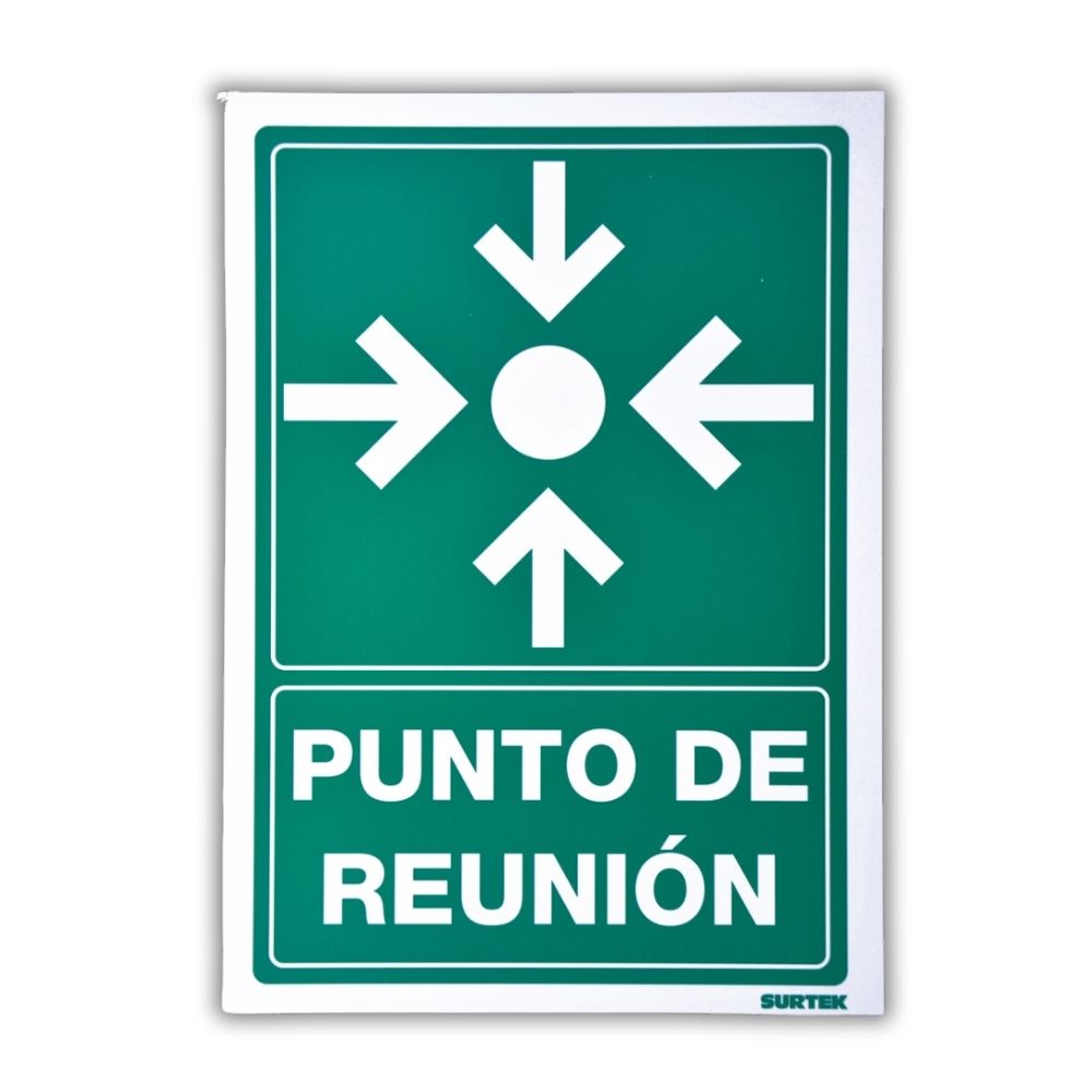 Señal "Punto de reunión" Surtek