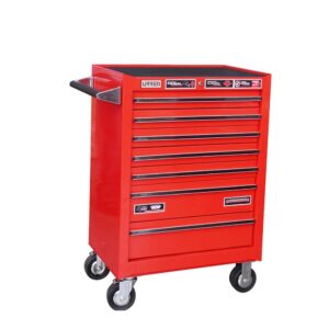 Gabinete móvil 7 gavetas color rojo serie X 27" Urrea