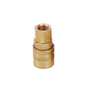 Cople de bronce de conexión rápida 1/4" NPT, hembra Surtek