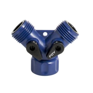 Adaptador para manguera de riego en "Y" de plástico 11 x 7cm Foy