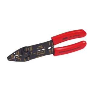 Pinza pelacable con mango air cushion 10-22 AWG de 8-3/4" poncha terminales Urrea