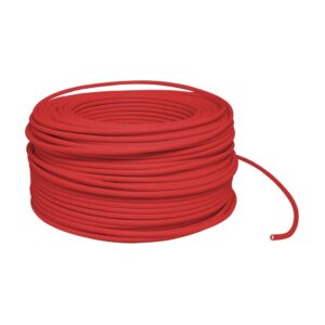 Cable eléctrico THW calibre 10, 100 m color rojo Surtek