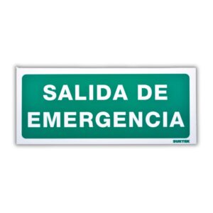 Señal "Salida de emergencia" Surtek