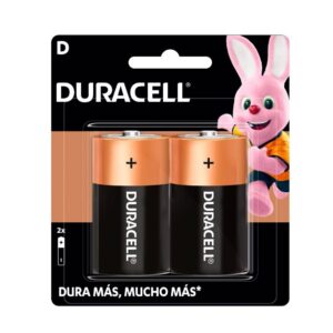 Pila alcalina Duracell® "D", 2 piezas Surtek
