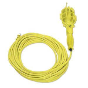 Lámpara de taller con canastilla plástica, color amarillo 15 m Surtek