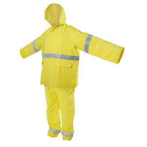 Traje impermeable con cintas reflejantes EG, 2 piezas Surtek