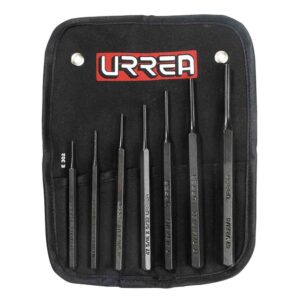 Juego de punzones botadores rectos, 7 piezas Urrea