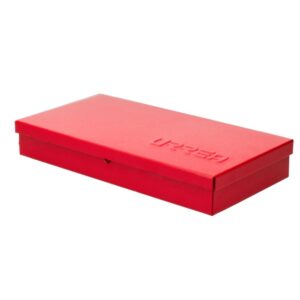 Caja metálica usos múltiples color rojo 4" x 9" x 1" Urrea