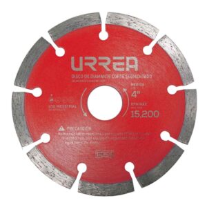 Disco de diamante segmentado, 4-1/2" Urrea