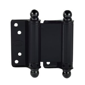 Juego de bisagras doble acción color negro, 3", 2 piezas Lock