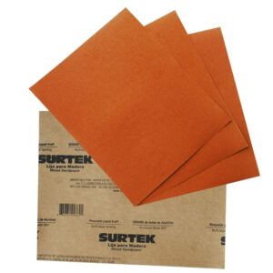 Lija panel kraft para madera, grano 100 Surtek