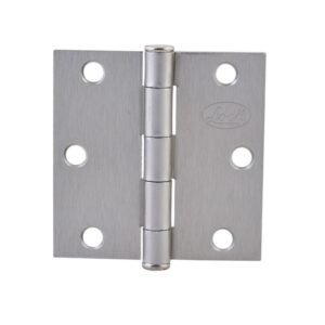 Bisagra cuadrada perno suelto de acero níquel satinado 3" x 3" Lock