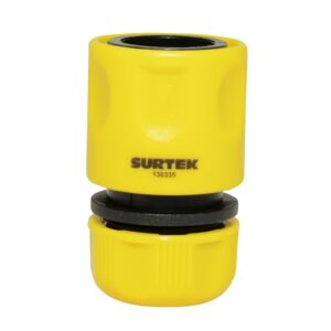 Juego de conectores para manguera de riego con sistema clic 3/4" GHT, 2 piezas Surtek