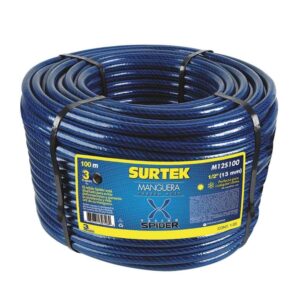 Manguera para jardín tejido spider en rollo 1", 50 m Surtek