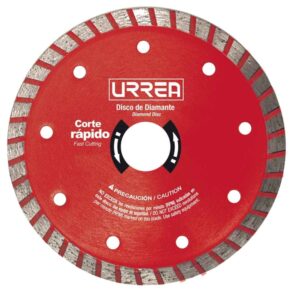 Disco de diamante turbo, 4-1/2" Urrea