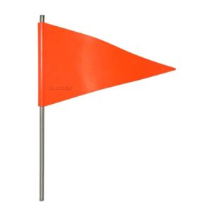 Banderín para señalización con vástago de acero galvanizado Surtek