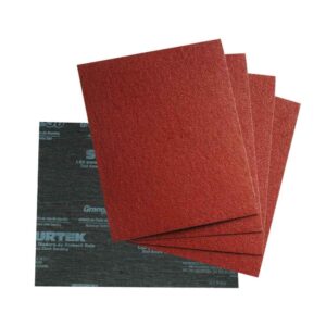 Lija roja para esmeril, grano 120 Surtek