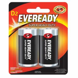 Pila alcalina Eveready® "D", 2 piezas Surtek