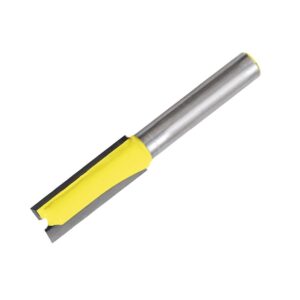 Broca para router de acero recta de 2 filos 1/4" zanco de 1/4" Surtek