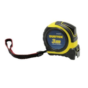 Flexómetro con carcasa rubber grip 3 m x 5/8" Surtek