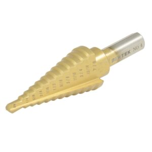 Broca escalonada de acero de alta velocidad #3, 3/16"- 7/8" Surtek