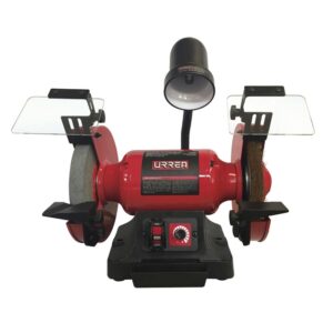 Esmeril de banco con base de acero 8" 3/4 HP 570 W 120 V, 3400 RPM Urrea