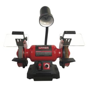 Esmeril de banco con base de acero 6" 1/3 HP 250 W 120 V, 3400 RPM Urrea