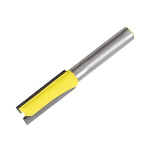Broca para router de acero recta de 2 filos 3/4" zanco de 1/4" Surtek