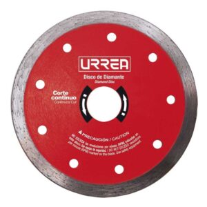 Disco de diamante continuo, 7" Urrea