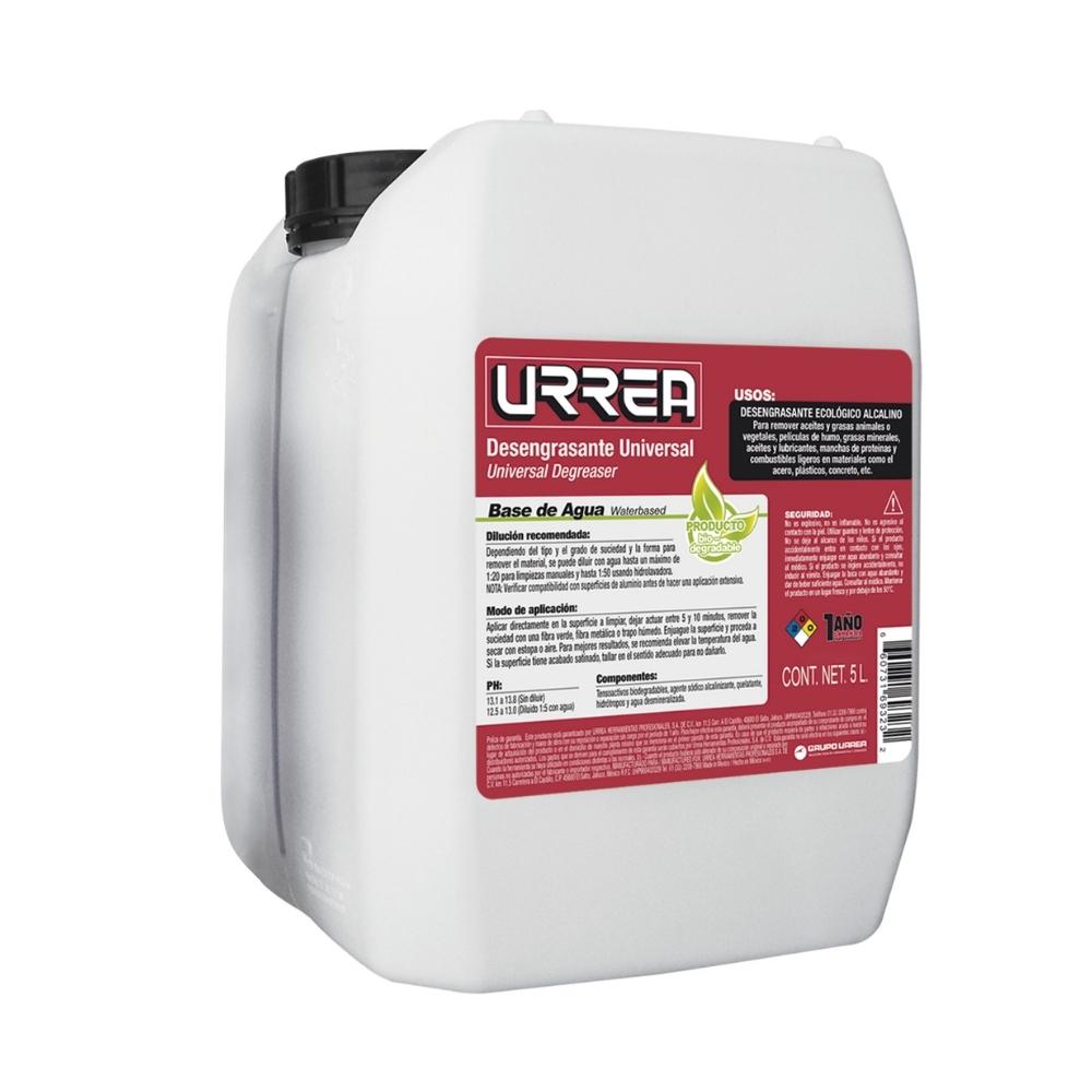 Desengrasante a base de agua 5 Lt Urrea