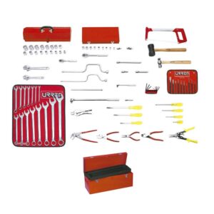 Juego básico industrial en pulgadas 86 piezas, con caja D7 Urrea