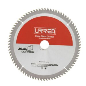 Disco para sierra circular para corte multi-material 48 dientes, 7-1/4" Urrea